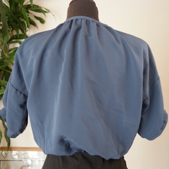 UO Silence & Noise Blue Black Dress - Picture 7 of 8